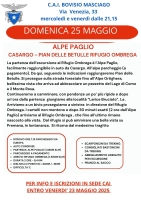 Locandina Escursionismo 20250525