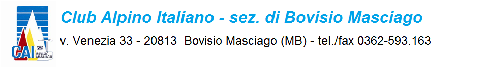 CAI sez. Bovisio Masciago