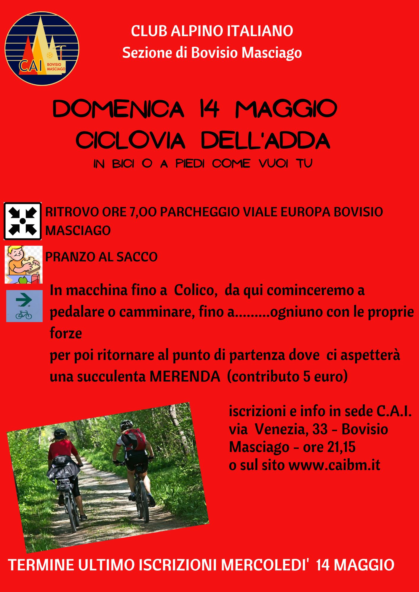 Pedalando lungo l'Adda 